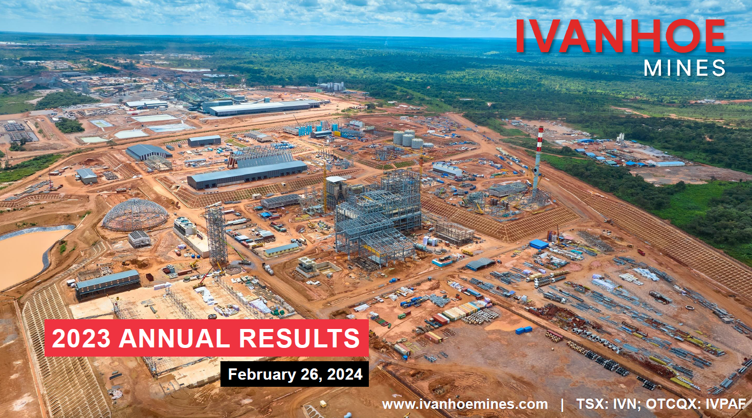 Ivanhoe Mines 2023 Annual Results, February 26, 2024