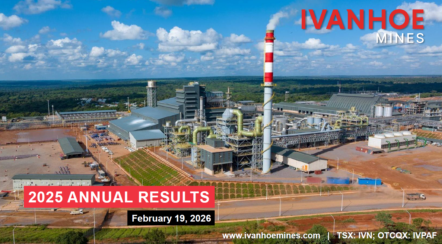 Ivanhoe Mines, 2025 Annual Results